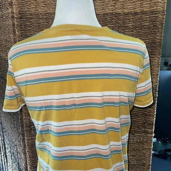 Madewell Stripped Crew Neck Tee - Picture 5 of 7